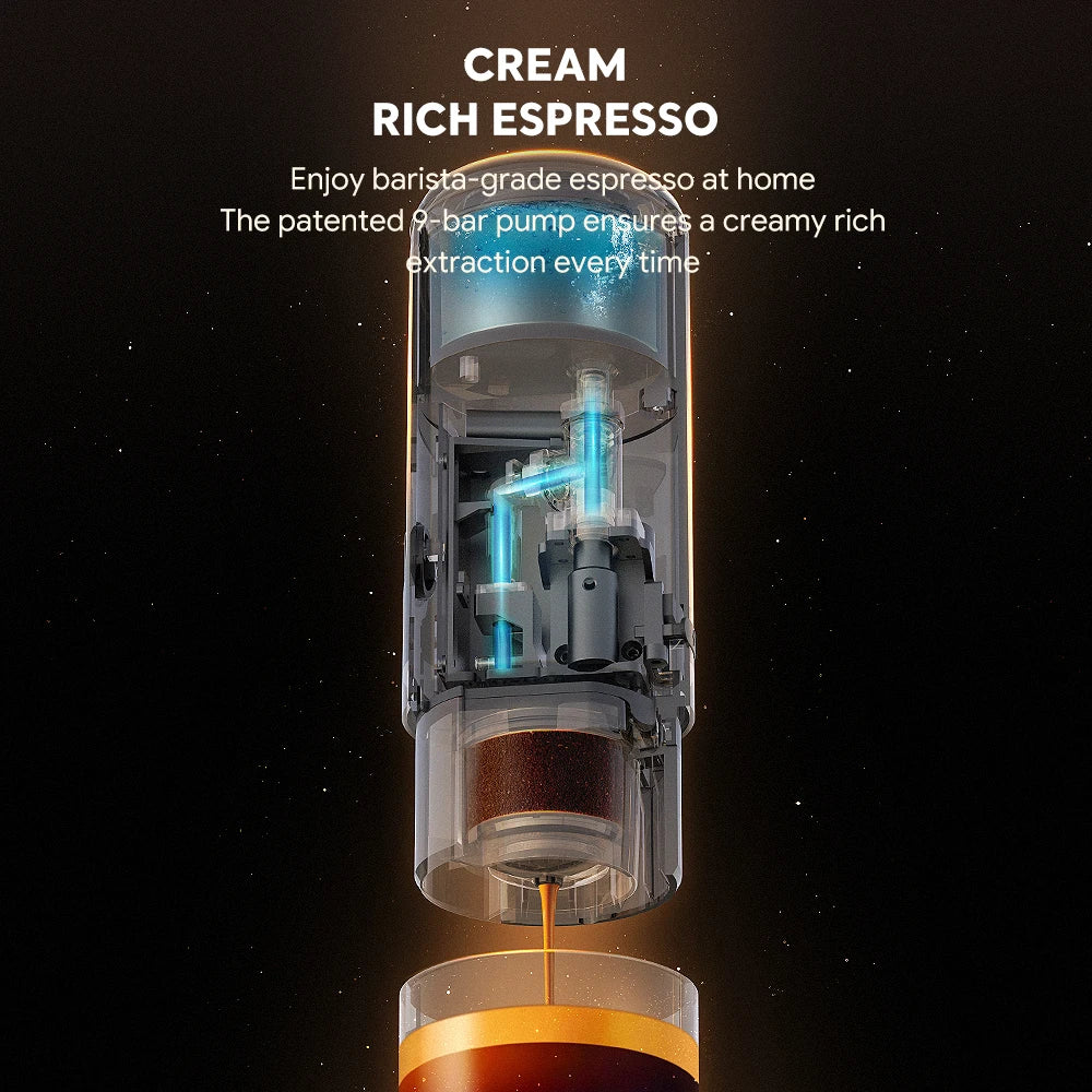 2 in 1 Portable Espresso Machine