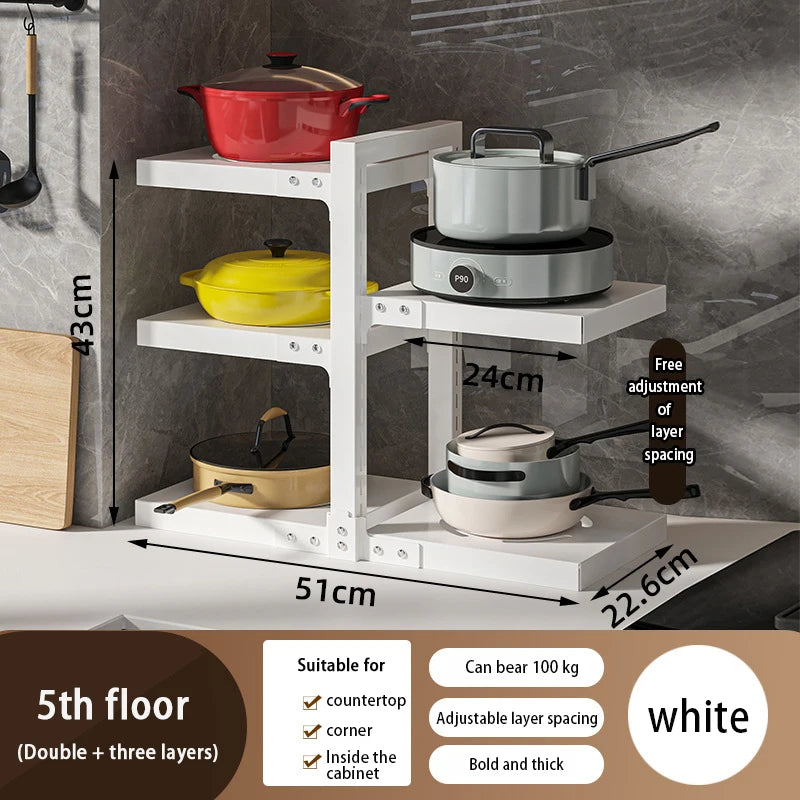 Multi-Layer Kitchen Pot Rack