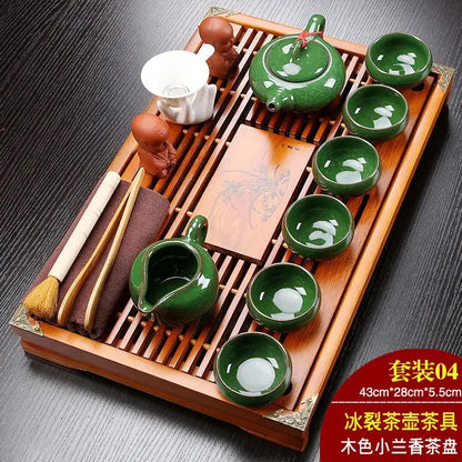 Ceramic tea set 27-piece