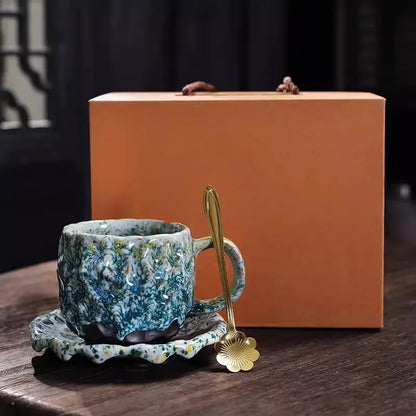 Coarse Pottery Coffee Cup