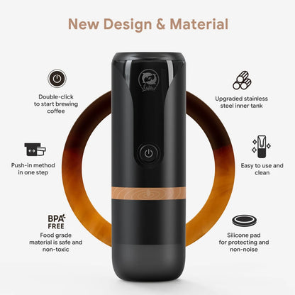 2 in 1 Portable Espresso Machine