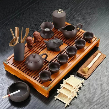 Ceramic tea set 27-piece