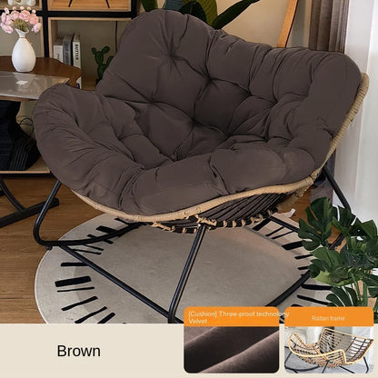 Woven Rattan Rocking Chair