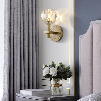 LED Crystal wall lamp