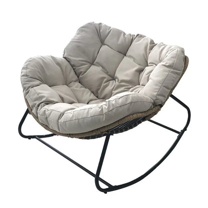 Woven Rattan Rocking Chair